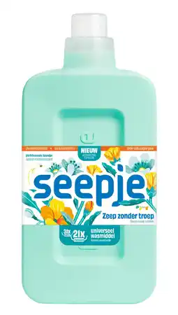 De Online Drogist Seepje Universeel Wasmiddel Verfrissende Jasmijn 945ML aanbieding
