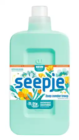 De Online Drogist Seepje Universeel Wasmiddel Verfrissende Jasmijn 945ML aanbieding