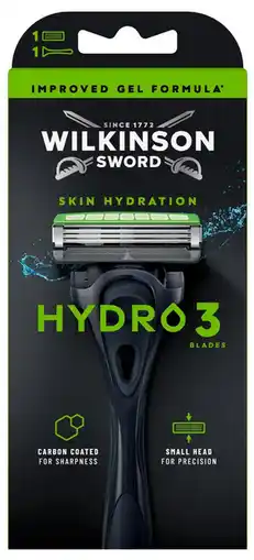 De Online Drogist Wilkinson Skin Hydration Hydro 3 Scheersysteem 1ST aanbieding