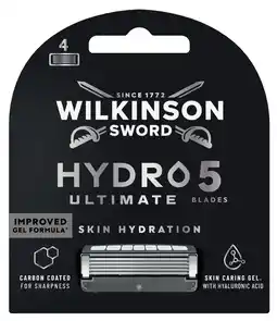 De Online Drogist Wilkinson Skin Hydration Hydro 5 Ultimate Scheermesjes 4ST aanbieding
