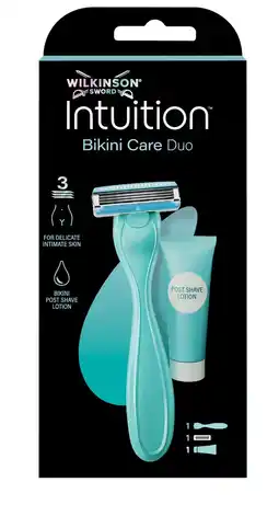 De Online Drogist Wilkinson Intuition Bikini Care Duo Scheermes 2ST aanbieding