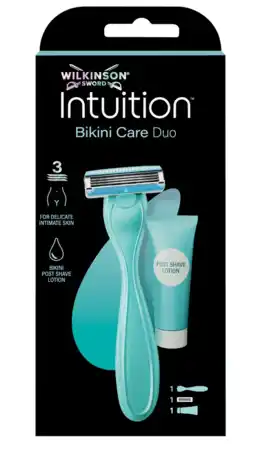 De Online Drogist Wilkinson Intuition Bikini Care Duo Scheermes 2ST aanbieding