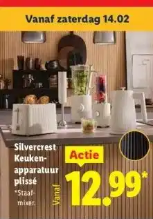 Lidl Silvercrest Keuken-apparatuur plissé aanbieding