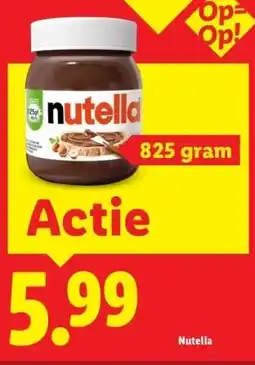 Lidl Nutella aanbieding