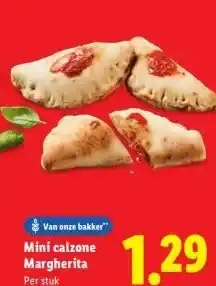 Lidl Mini calzone Margherita aanbieding