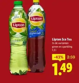 Lidl Lipton Ice Tea aanbieding