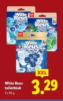 Lidl Witte Reus toiletblok aanbieding
