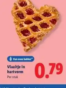 Lidl Vlaaitje in hartvorm aanbieding