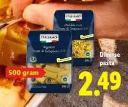 Lidl Diverse pasta aanbieding
