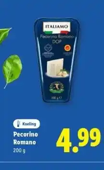 Lidl Pecorino Romano aanbieding
