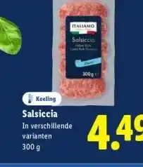 Lidl Salsiccia aanbieding