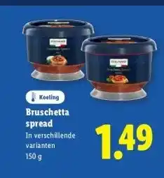 Lidl Bruschetta spread aanbieding