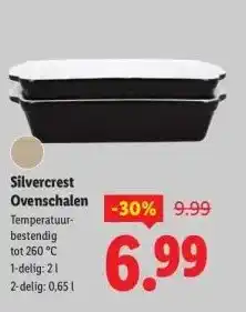 Lidl Silvercrest Ovenschalen aanbieding