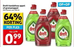 Hoogvliet Dreft handafwas appel of granaatappel aanbieding