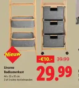 Lidl Livarno Badkamerkast aanbieding