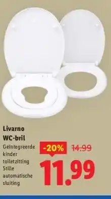 Lidl Livarno WC-bril kinder automatische aanbieding