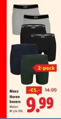 Lidl Mexx Heren boxers aanbieding