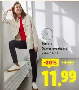 Lidl Esmara Dames overhemd aanbieding