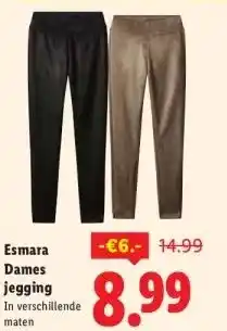 Lidl Esmara Dames jegging aanbieding