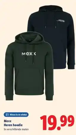 Lidl Mexx Heren hoodie aanbieding