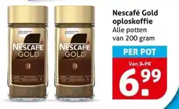 Hoogvliet Nescafé gold oploskoffie aanbieding