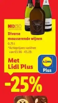 Lidl Diverse mousserende wijnen aanbieding