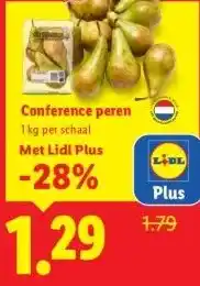 Lidl Conference peren aanbieding