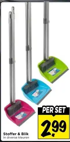 Vomar Voordeelmarkt Stoffer & Blik aanbieding