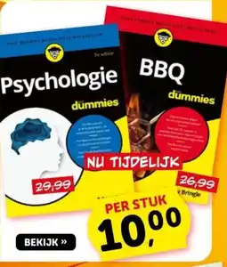 Boekenvoordeel Psychologie BBQ dummies aanbieding
