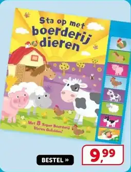 Boekenvoordeel Sta op met boerderij dieren aanbieding