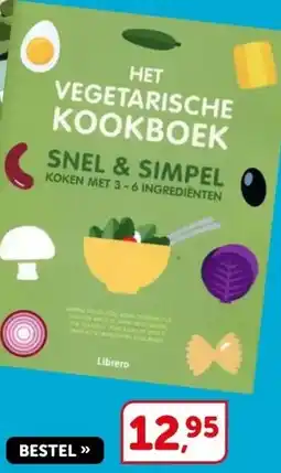 Boekenvoordeel Het vegetarische kookboek snel & simpel aanbieding