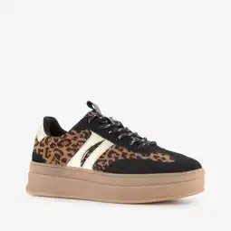 Scapino Blue Box dames sneakers met luipaardprint aanbieding