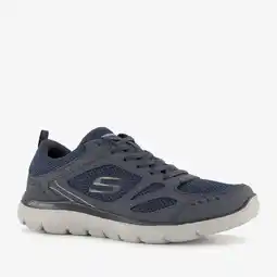 Scapino Skechers Summits South Rim heren sneakers blauw aanbieding