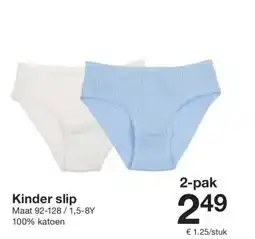 Zeeman Kinder slip aanbieding