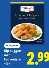 Lidl Diepvries Kip nuggets met Emmentaler aanbieding