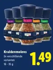 Lidl Kruidenmolens aanbieding