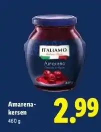Lidl Amarena- kersen aanbieding