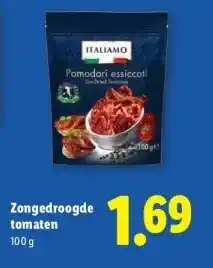 Lidl Zongedroogde tomaten aanbieding