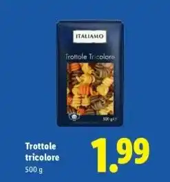 Lidl Trottole tricolore aanbieding