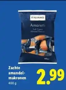 Lidl Zachte amandel- makronen aanbieding
