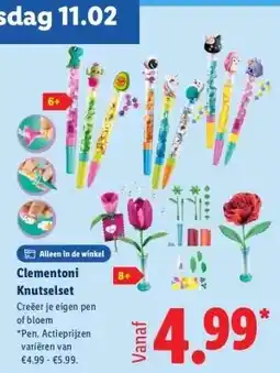 Lidl Clementoni Knutselset aanbieding