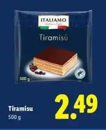 Lidl Tiramisu aanbieding