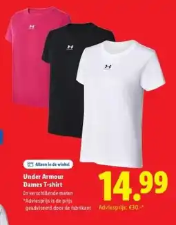 Lidl Under Armour Dames T-shirt aanbieding