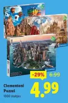 Lidl Clementoni Puzzel aanbieding