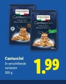 Lidl Cantuccini aanbieding