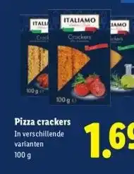 Lidl Pizza crackers aanbieding