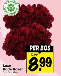 Vomar Voordeelmarkt Luxe Rode Rozen aanbieding