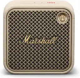 MediaMarkt MARSHALL 399524 Willen II speaker BT cream Bluetooth-speaker Wit aanbieding