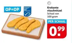 Hoogvliet Krokante visschnitzel aanbieding