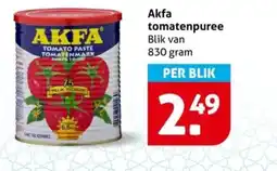Hoogvliet Akfa tomatenpuree aanbieding